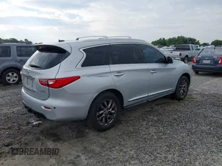 2014 Infiniti QX60 with VIN 5N1AL0MN1EC534692, listed as a IAAI auction lot 42676306 with 212,158 mi miles and . Bid and sale history available at DreamBid. Image 4.