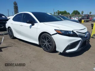 2021 Toyota Camry SE Nightshade with VIN 4T1G11AKXMU478406, listed as a IAAI auction lot 42106018 with 51,990 mi miles and . Bid and sale history available at DreamBid. Image 14.