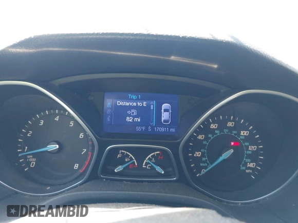 2013 Ford Focus SE with VIN 1FADP3K29DL162071, listed as a IAAI auction lot 41883318 with 170,911 mi miles. Bid and sale history available at carsss.com. Image 7.