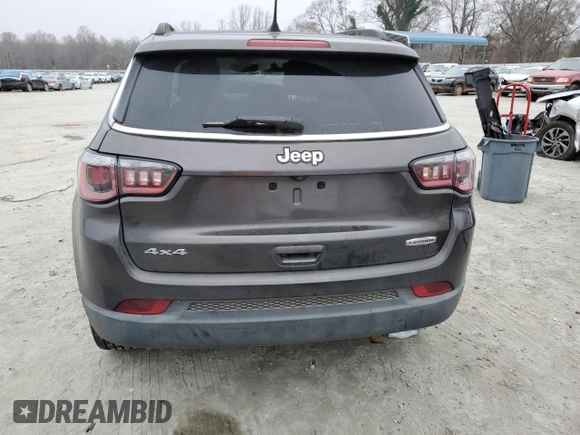 2018 Jeep Compass Altitude with VIN 3C4NJDBB0JT139025, listed as a Copart auction lot 86545194 with Not Provided miles and Salvage Title. Bid and sale history available at carsss.com. Image 6.