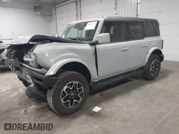 2023 Ford Bronco with VIN 1FMEE5BP7PLC09674, listed as a IAAI auction lot 42049792 with 25,937 mi miles and . Bid and sale history available at DreamBid. Image 17.