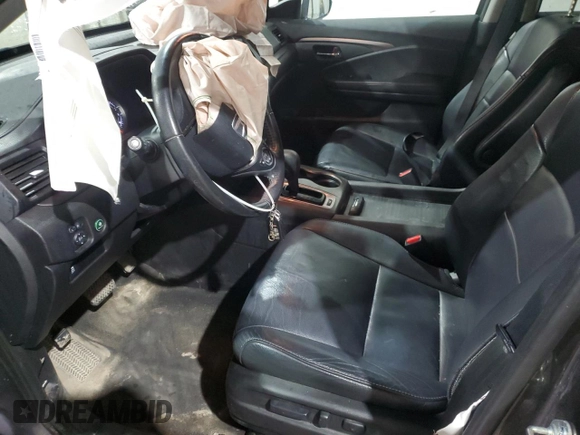 2017 Honda Pilot EX-L with VIN 5FNYF6H51HB086131, listed as a Copart auction lot 53555855 with 133,050 mi miles and Salvage Title. Bid and sale history available at DreamBid. Image 7.