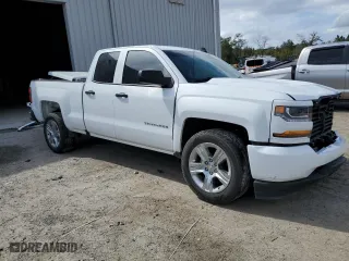 2018 Chevrolet Silverado 1500 Custom with VIN 1GCRCPEC2JZ315597, listed as a Copart auction lot 46287625 with 0 mi miles and Salvage Title. Bid and sale history available at carsss.com. Image 4.