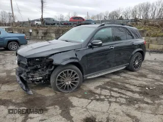 2022 Mercedes-Benz GLE 350 with VIN 4JGFB4KB4NA803725, listed as a Copart auction lot 52220735 with 23,830 mi miles and Salvage title. Bid and sale history available at DreamBid. Image 1.