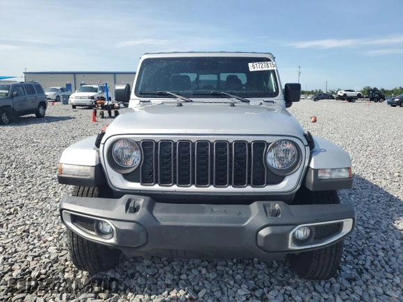2024 Jeep Gladiator Sport S z VIN 1C6HJTAG2RL110743, wystawiony jako Copart lot #61727815 z przebiegiem 4 846 mil mil oraz Szkoda całkowita • Salvage title. Historia ofert i sprzedaży dostępna na DreamBid. Obrazek 5.