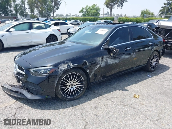 2022 Mercedes-Benz C 300 with VIN W1KAF4GB9NR017910, listed as a IAAI auction lot 42181450 with 41,588 mi miles and . Bid and sale history available at DreamBid. Image 2.