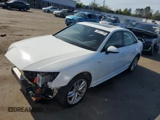 2017 Audi A4 Premium with VIN WAUDNAF42HN055855, listed as a Copart auction lot 56371195 with 31,530 mi miles and Salvage title. Bid and sale history available at DreamBid. Image 1.