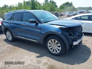 2020 Ford Explorer Limited z VIN 1FMSK8FH8LGA75390, wystawiony jako IAAI lot #42563694 z przebiegiem 55 481 mil mil oraz . Historia ofert i sprzedaży dostępna na DreamBid. Obrazek 1.