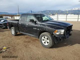 2010 Dodge Ram 1500 SLT with VIN 1D7RB1GT9AS190352, listed as a Copart auction lot 48788825 with 147,799 mi miles and Salvage Title. Bid and sale history available at carsss.com. Image 4.