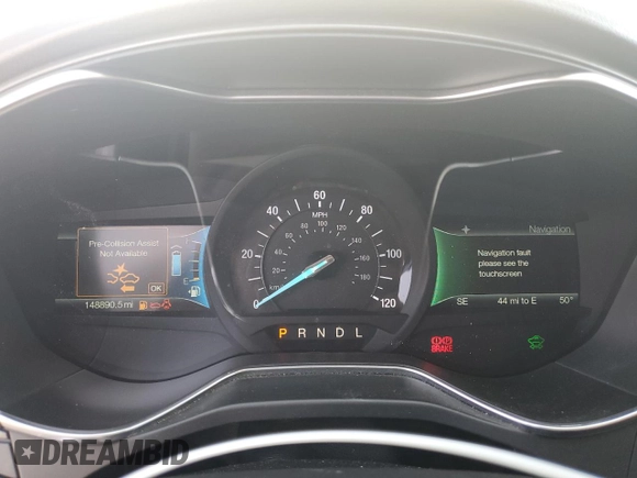 2016 Ford Fusion Titanium Hybrid with VIN 3FA6P0RU3GR144704, listed as a Copart auction lot 51850175 with 148,890 mi miles and Salvage Title. Bid and sale history available at carsss.com. Image 9.