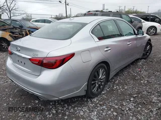 2018 Infiniti Q50 Luxe with VIN JN1EV7AP8JM361307, listed as a IAAI auction lot 41857098 with 98,243 mi miles and . Bid and sale history available at DreamBid. Image 4.
