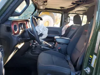 2021 Jeep Wrangler Unlimited Rubicon with VIN 1C4HJXFN9MW584171, listed as a Copart auction lot 78895184 with Not Provided miles and Salvage Title. Bid and sale history available at DreamBid. Image 7.