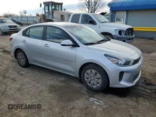 2018 Kia Rio LX with VIN 3KPA24AB4JE047370, listed as a Copart auction lot 42998865 with 0 mi miles and Salvage Title. Bid and sale history available at carsss.com. Image 4.