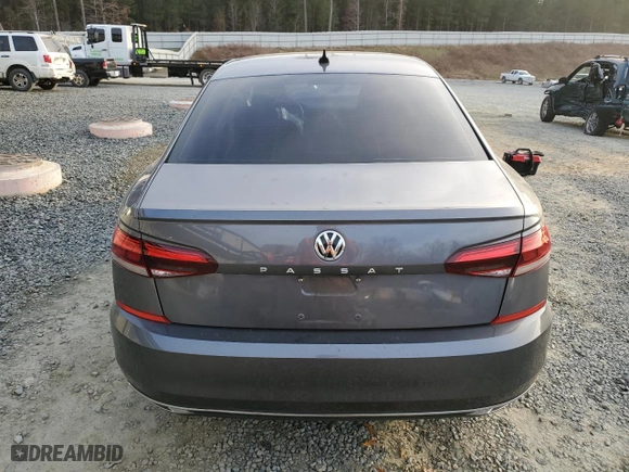 2020 Volkswagen Passat 2.0T S with VIN 1VWAA7A36LC024743, listed as a Copart auction lot 85440824 with 0 mi miles and Salvage Title. Bid and sale history available at carsss.com. Image 6.