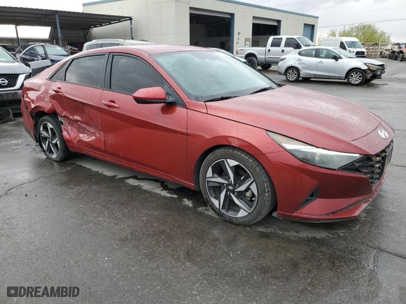 2023 Hyundai Elantra SEL with VIN KMHLS4AG0PU467038, listed as a Copart auction lot 51938585 with 28,789 mi miles and Salvage Title. Bid and sale history available at carsss.com. Image 4.