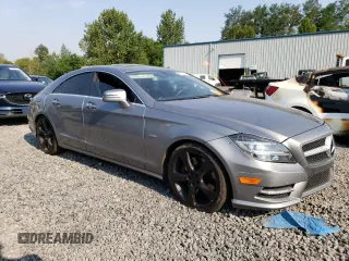 2012 Mercedes-Benz CLS-Class CLS 550 with VIN WDDLJ7DB8CA014201, listed as a Copart auction lot 66728764 with 92,854 mi miles and Salvage Title. Bid and sale history available at carsss.com. Image 4.