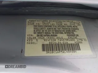 2010 Nissan Versa S with VIN 3N1BC1AP9AL404584, listed as a IAAI auction lot 42367293 with 158,377 mi miles and . Bid and sale history available at DreamBid. Image 9.