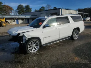 2019 Chevrolet Suburban LT with VIN 1GNSCJKC8KR354299, listed as a Copart auction lot 84266174 with 77,780 mi miles and Salvage Title. Bid and sale history available at carsss.com. Image 1.