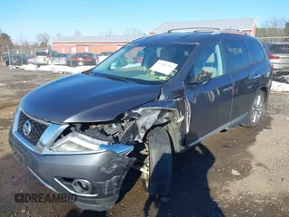 2013 Nissan Pathfinder SL with VIN 5N1AR2MM0DC606403, listed as a IAAI auction lot 41402104 with 128,644 mi miles and . Bid and sale history available at DreamBid. Image 6.
