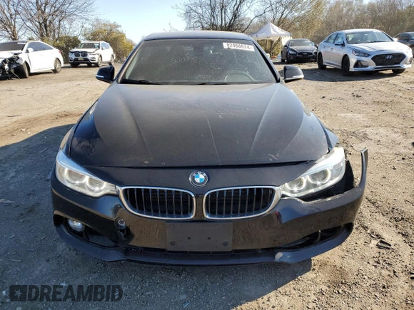 2015 BMW 4 Series 428i with VIN WBA3V7C56FP772739, listed as a Copart auction lot 82468624 with 50,320 mi miles and Salvage Title. Bid and sale history available at carsss.com. Image 5.