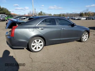2015 Cadillac ATS Standard AWD with VIN 1G6AG5RX8F0135123, listed as a Copart auction lot 87646585 with 130,446 mi miles and Salvage title. Bid and sale history available at DreamBid. Image 3.