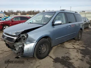 2012 Kia Sedona LX with VIN KNDMG4C76C6445518, listed as a Copart auction lot 44144625 with 109,263 mi miles and Salvage Title. Bid and sale history available at carsss.com. Image 1.