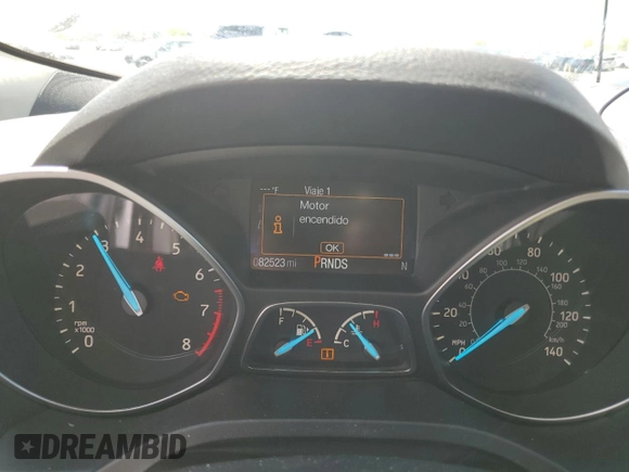 2017 Ford Escape SE with VIN 1FMCU0GD3HUF08487, listed as a Copart auction lot 55144835 with 82,523 mi miles and Clean Title. Bid and sale history available at carsss.com. Image 9.