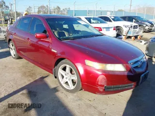 2005 Acura TL with VIN 19UUA66285A063876, listed as a IAAI auction lot 41678325 with 123,744 mi miles. Bid and sale history available at carsss.com. Image 1.
