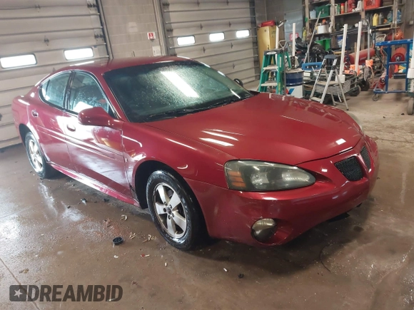 2006 Pontiac Grand Prix z VIN 2G2WP552861106811, wystawiony jako IAAI lot #41950766 z przebiegiem 187 102 mil mil oraz . Historia ofert i sprzedaży dostępna na DreamBid. Obrazek 1.