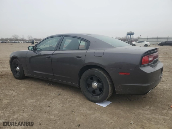 2013 Dodge Charger Police with VIN 2C3CDXAG6DH643626, listed as a Copart auction lot 84443534 with 123,247 mi miles and Salvage Title. Bid and sale history available at carsss.com. Image 2.