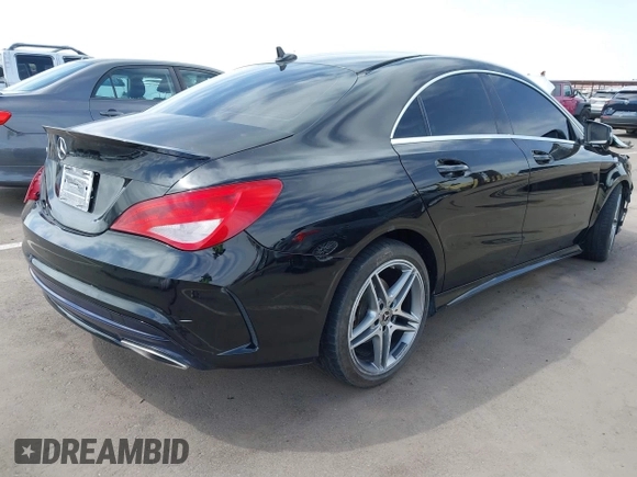 2018 Mercedes-Benz CLA 250 with VIN WDDSJ4EB6JN551566, listed as a IAAI auction lot 41939644 with 131,175 mi miles and . Bid and sale history available at DreamBid. Image 4.