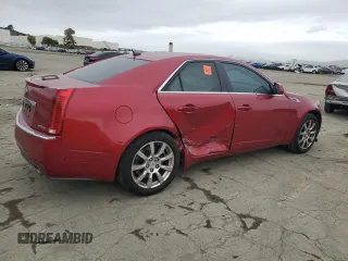 2008 Cadillac CTS RWD w/1SB with VIN 1G6DV57V980166047, listed as a Copart auction lot 45793705 with 157,281 mi miles and Salvage Title. Bid and sale history available at carsss.com. Image 3.