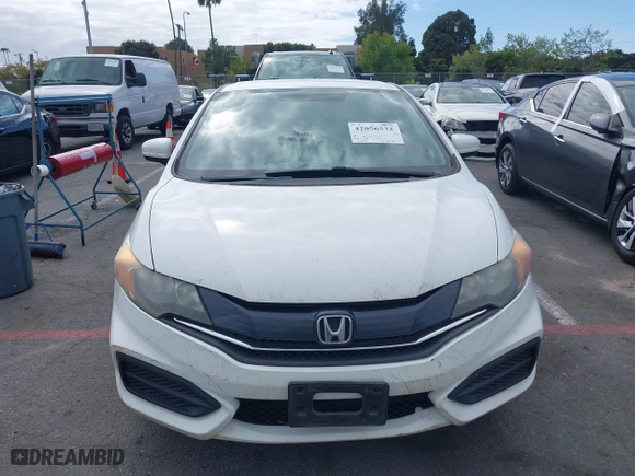 2015 Honda Civic Coupe LX with VIN 2HGFG3B55FH517865, listed as a IAAI auction lot 42056572 with 147,074 mi miles. Bid and sale history available at carsss.com. Image 12.