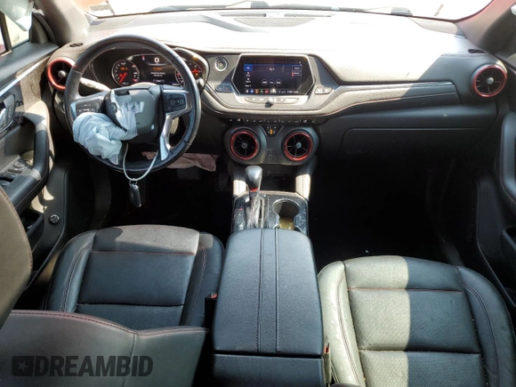 2020 Chevrolet Blazer RS with VIN 3GNKBKRS2LS721055, listed as a Copart auction lot 60691285 with 93,452 mi miles and Salvage title. Bid and sale history available at DreamBid. Image 8.
