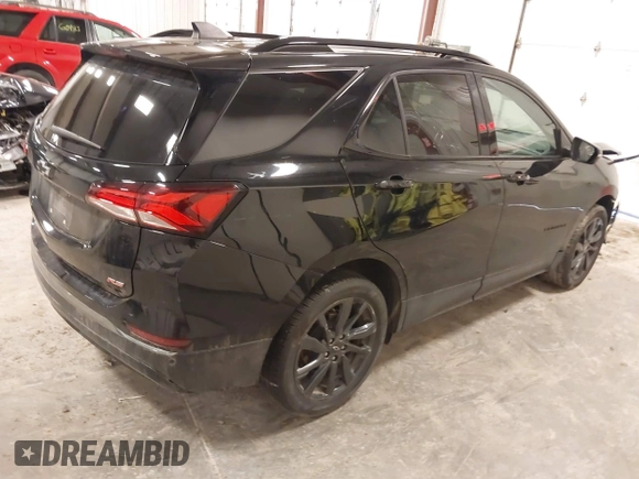 2023 Chevrolet Equinox RS with VIN 3GNAXMEG1PL236903, listed as a IAAI auction lot 41874915 with 45,940 mi miles and . Bid and sale history available at DreamBid. Image 4.