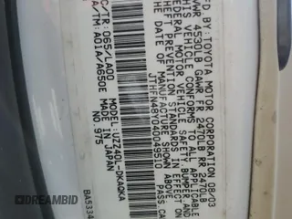 2004 Lexus SC 430 z VIN JTHFN48Y040049510, wystawiony jako Copart lot #50334295 z przebiegiem 73 258 mil mil oraz Szkoda całkowita • Salvage title. Historia ofert i sprzedaży dostępna na DreamBid. Obrazek 14.