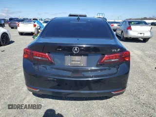 2015 Acura TLX V6 Tech with VIN 19UUB2F54FA013820, listed as a Copart auction lot 46991475 with 103,319 mi miles and Salvage Title. Bid and sale history available at carsss.com. Image 6.