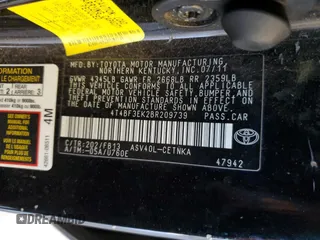 2011 Toyota Camry LE with VIN 4T4BF3EK2BR209739, listed as a Copart auction lot 54418755 with 190,034 mi miles and Clean Title. Bid and sale history available at DreamBid. Image 12.
