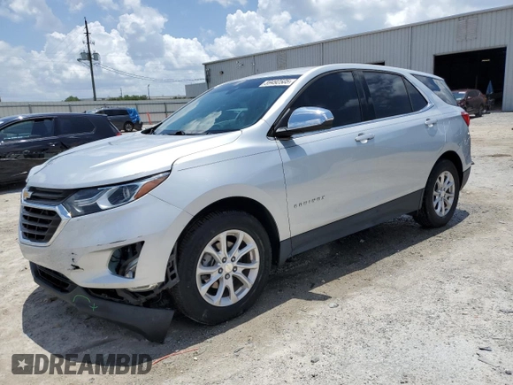 2020 Chevrolet Equinox LT z VIN 3GNAXJEV9LL156613, wystawiony jako Copart lot #59492505 z przebiegiem 32 150 mil mil oraz Szkoda całkowita • Salvage title. Historia ofert i sprzedaży dostępna na DreamBid. Obrazek 1.