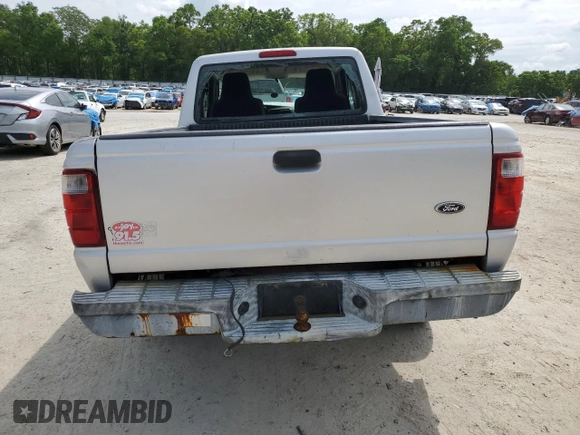 2005 Ford Ranger XL with VIN 1FTZR14U95PA06698, listed as a Copart auction lot 51434295 with 112,730 mi miles and Salvage Title. Bid and sale history available at carsss.com. Image 6.