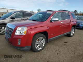 2015 GMC Terrain SLT with VIN 2GKFLXEK8F6395697, listed as a Copart auction lot 55331425 with 104,218 mi miles and Clean Title. Bid and sale history available at carsss.com. Image 1.
