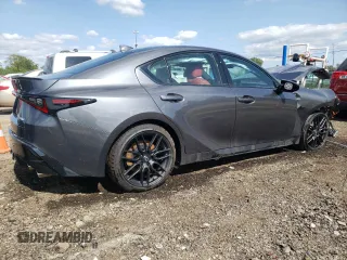 2024 Lexus IS with VIN JTHAP1D28R5005334, listed as a Copart auction lot 68115674 with 1,949 mi miles and Salvage Title. Bid and sale history available at carsss.com. Image 3.