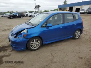 2007 Honda Fit Sport z VIN JHMGD38687S037470, wystawiony jako Copart lot #58797805 z przebiegiem 146 889 mil mil oraz Czysty tytuł • Clean title. Historia ofert i sprzedaży dostępna na DreamBid. Obrazek 1.