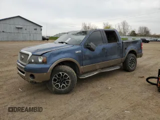 2005 Ford F-150 XLT z VIN 1FTPW145X5KB81905, wystawiony jako Copart lot #54129525 z przebiegiem 190 622 mil mil oraz Nie do naprawy • Non repairable. Historia ofert i sprzedaży dostępna na DreamBid. Obrazek 1.