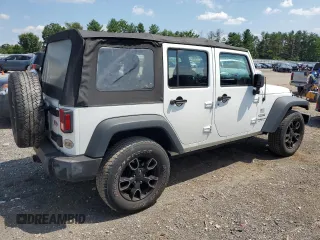 2017 Jeep Wrangler Unlimited Sport with VIN 1C4BJWDG5HL617193, listed as a Copart auction lot 63617355 with 68,304 mi miles and Salvage title. Bid and sale history available at DreamBid. Image 3.