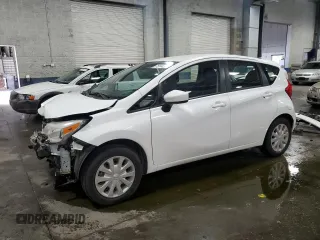 2016 Nissan Note S Plus with VIN 3N1CE2CP8GL362628, listed as a Copart auction lot 75544324 with 9,433 mi miles and Salvage Title. Bid and sale history available at DreamBid. Image 1.