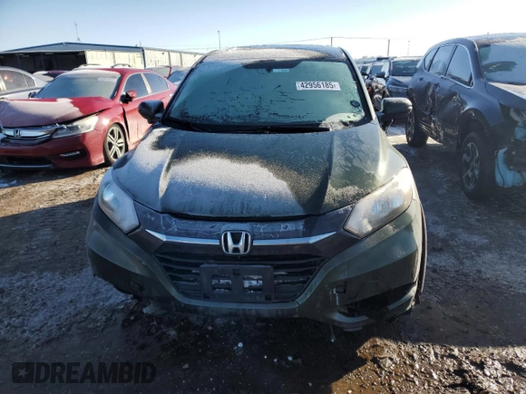 2016 Honda HR-V EX with VIN 3CZRU6H58GM751671, listed as a Copart auction lot 42956185 with 115,766 mi miles and Salvage Title. Bid and sale history available at carsss.com. Image 5.
