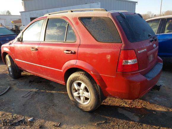 2009 Kia Sorento LX with VIN KNDJC735495868868, listed as a IAAI auction lot 41349993 with 144,935 mi miles. Bid and sale history available at carsss.com. Image 3.