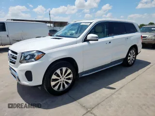 2017 Mercedes-Benz GLS 450 z VIN 4JGDF6EEXHA830879, wystawiony jako Copart lot #62296855 z przebiegiem 96 406 mil mil oraz Czysty tytuł • Clean title. Historia ofert i sprzedaży dostępna na DreamBid. Obrazek 1.