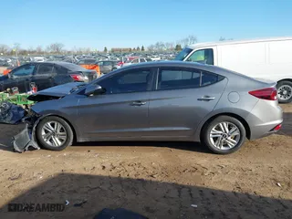 2019 Hyundai Elantra SEL with VIN 5NPD84LF5KH484447, listed as a IAAI auction lot 41465875 with 93,601 mi miles. Bid and sale history available at carsss.com. Image 14.